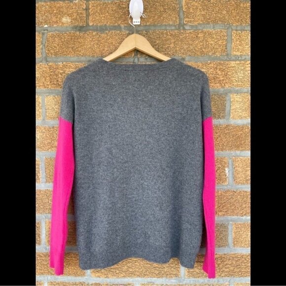 Duffy color block sweater 100% cashmere size XS - Picture 7 of 7